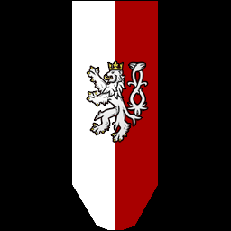 Bohemia land banner (with lion)