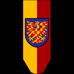 Moravia land banner (with eagle) - variant 2