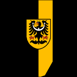 Silesia land banner (with eagle)