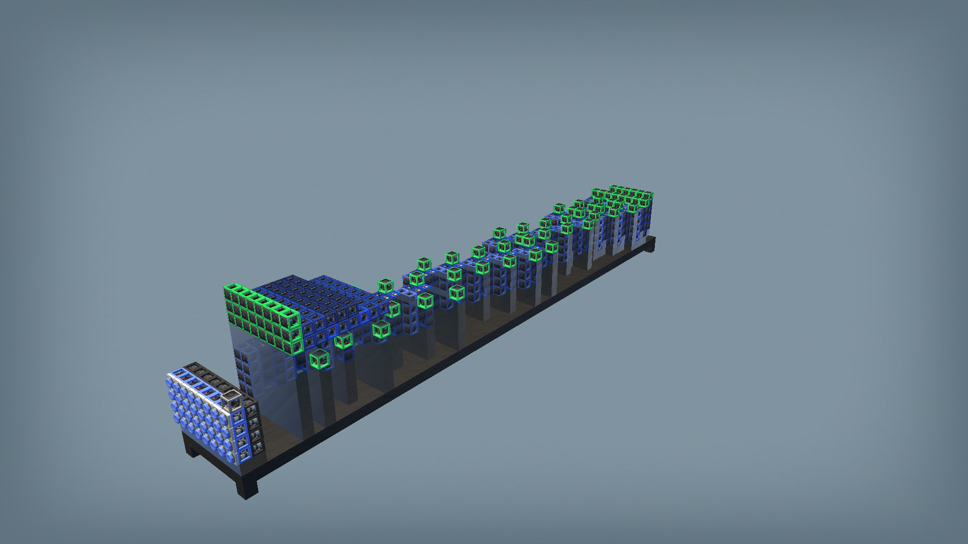 8 element 4-bit counting sort preview