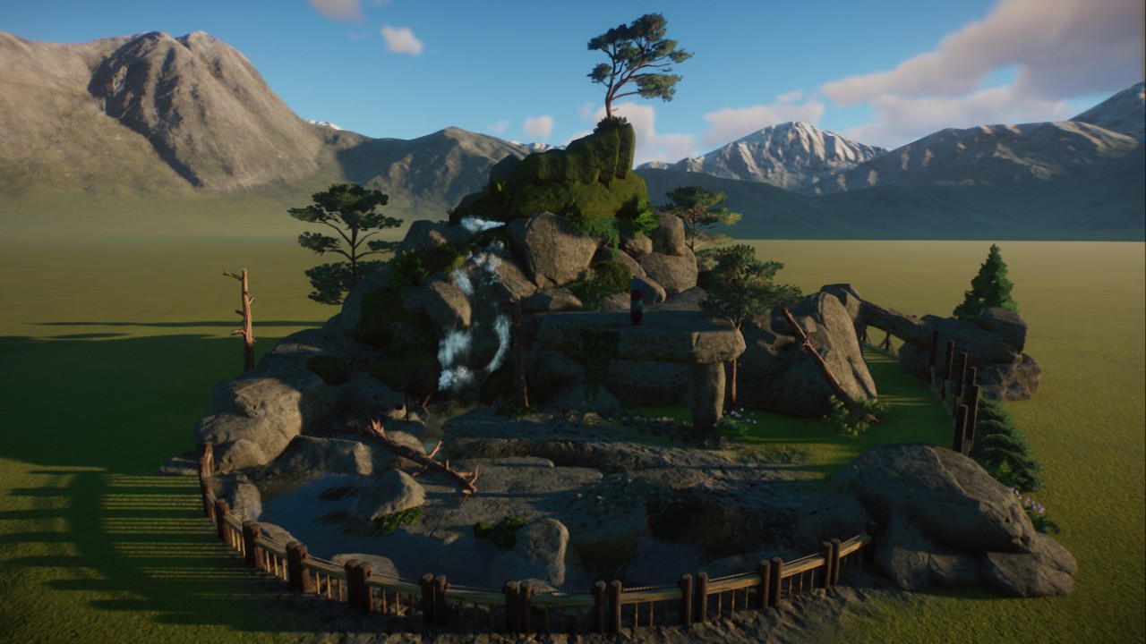 Alpine Ibex Habitat - Ibex Rock