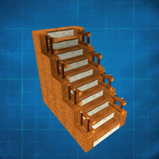 Stairs with hidden wardrobe