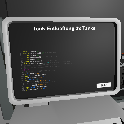 Tank ventilation 3x tanks (simple)