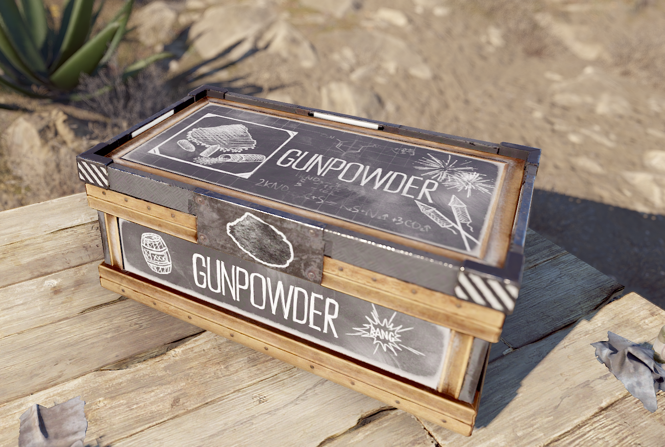 Scientific Gunpowder Storage