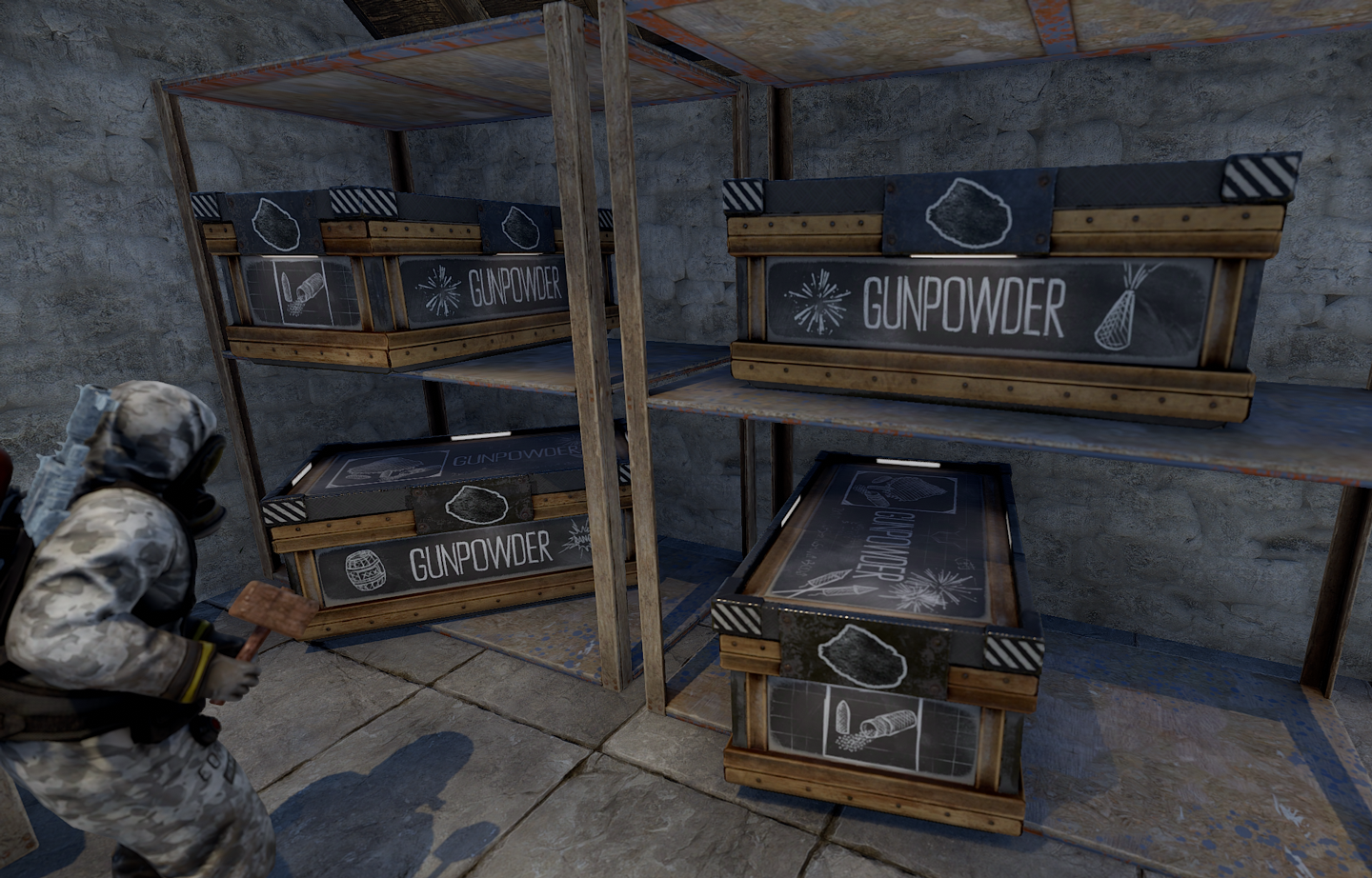 Scientific Gunpowder Storage