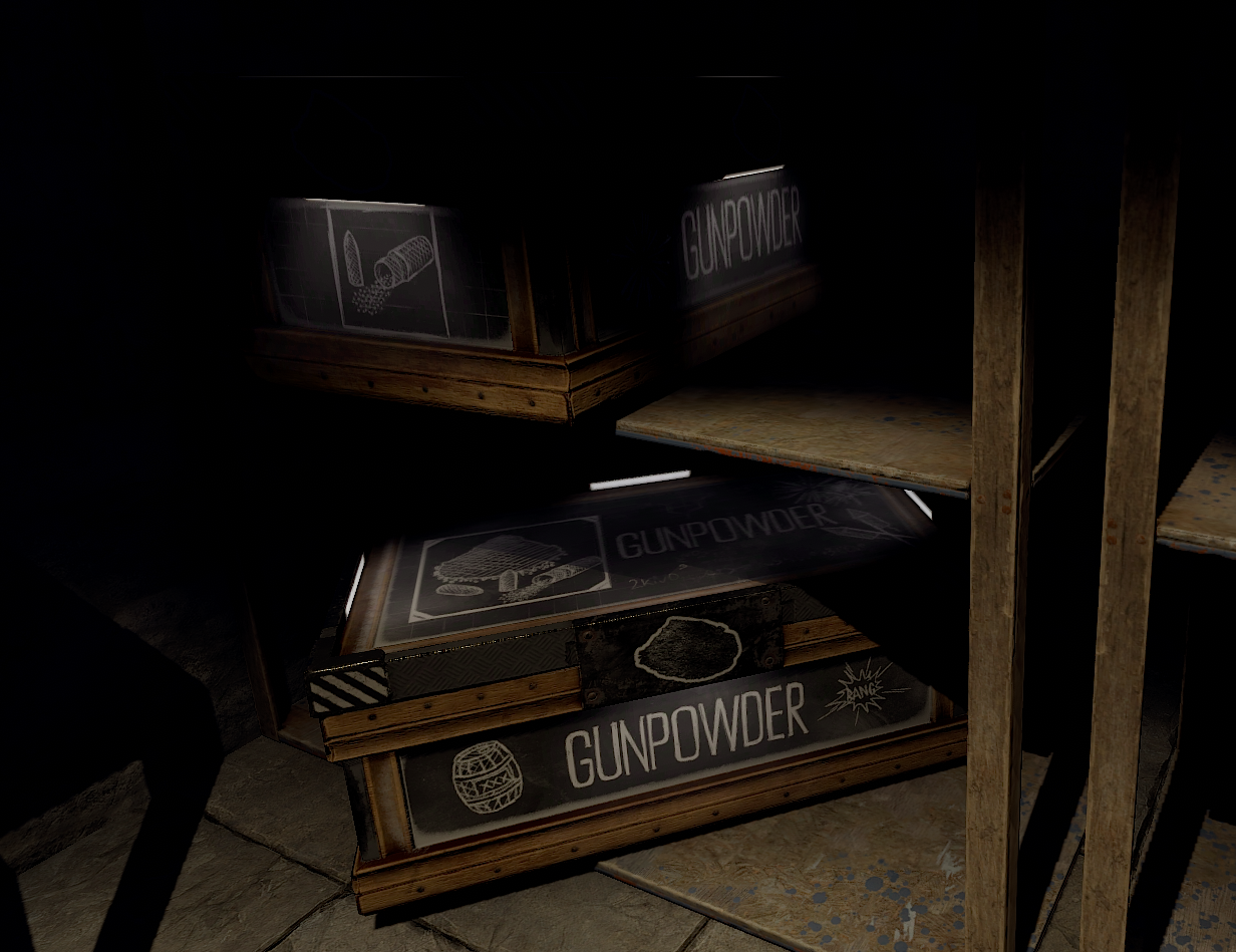 Scientific Gunpowder Storage