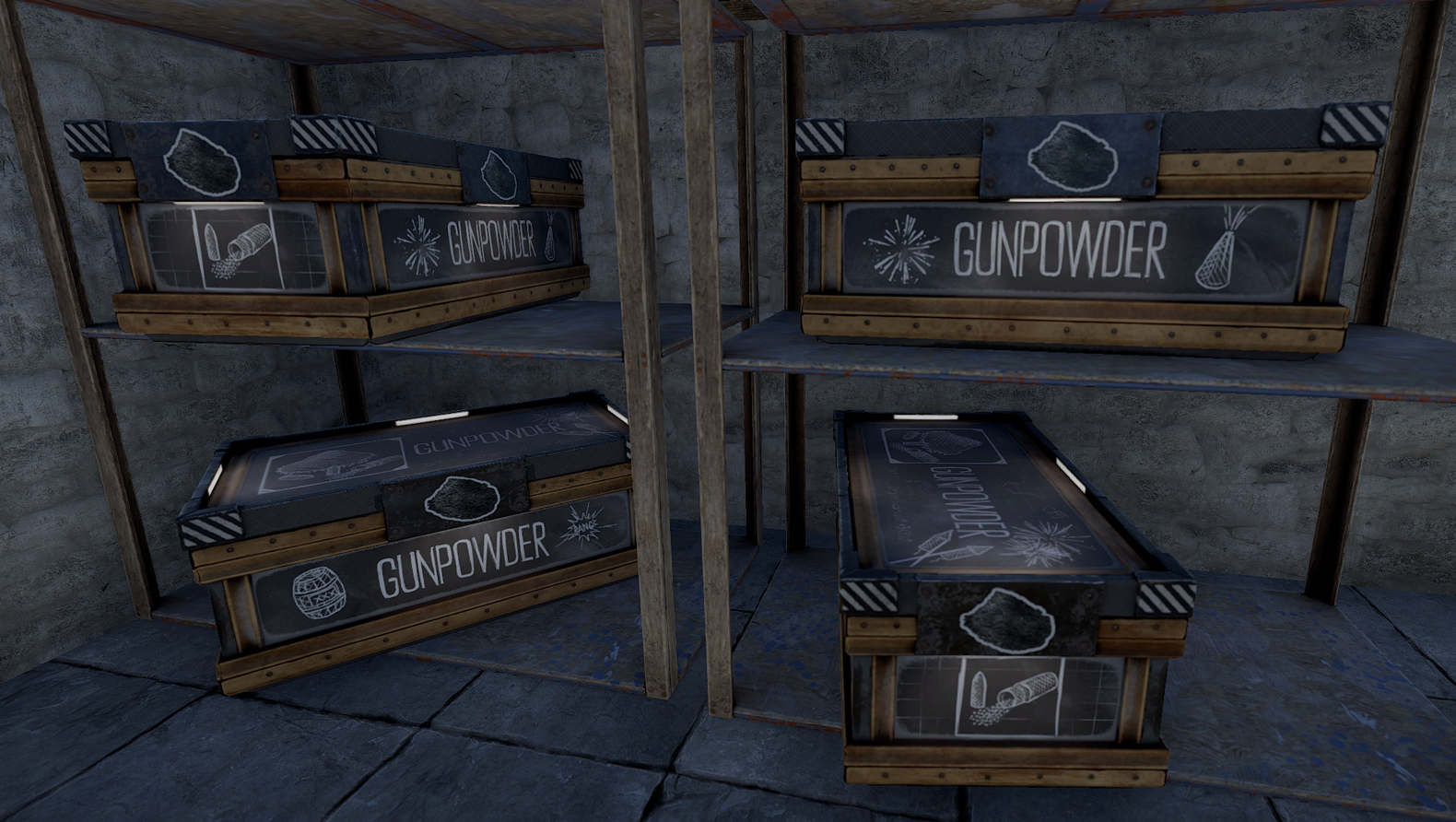 Scientific Gunpowder Storage