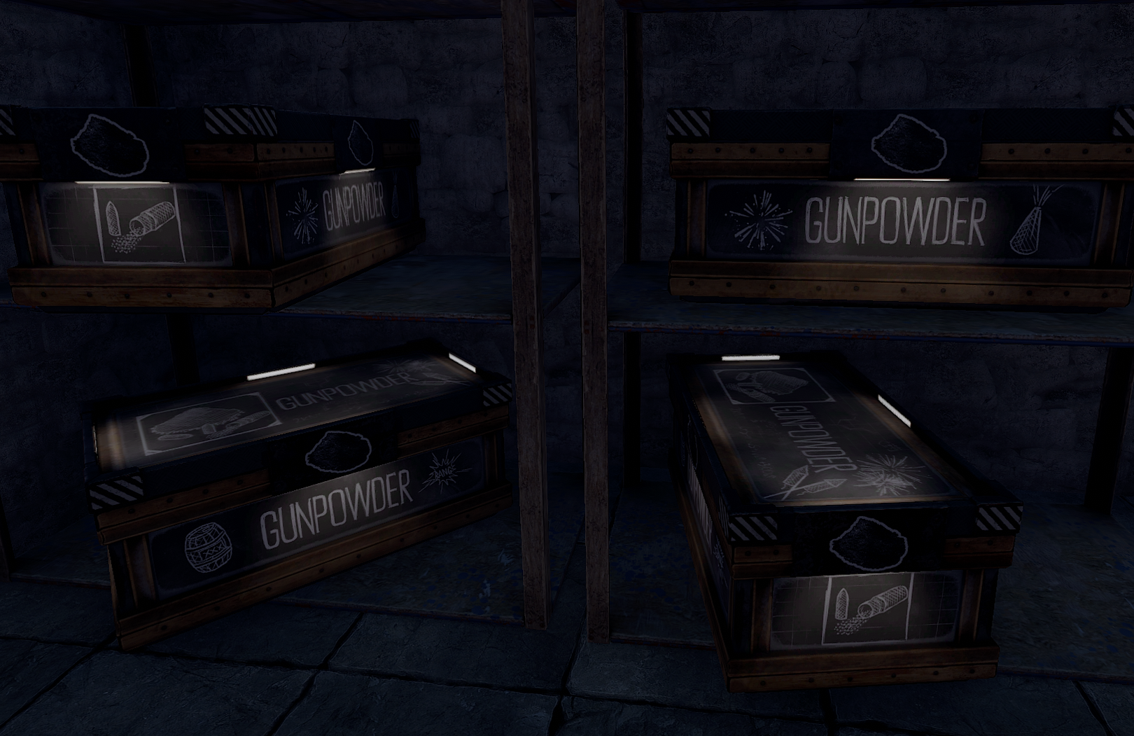 Scientific Gunpowder Storage
