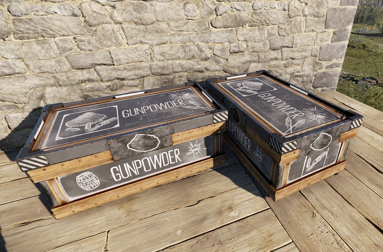 Scientific Gunpowder Storage