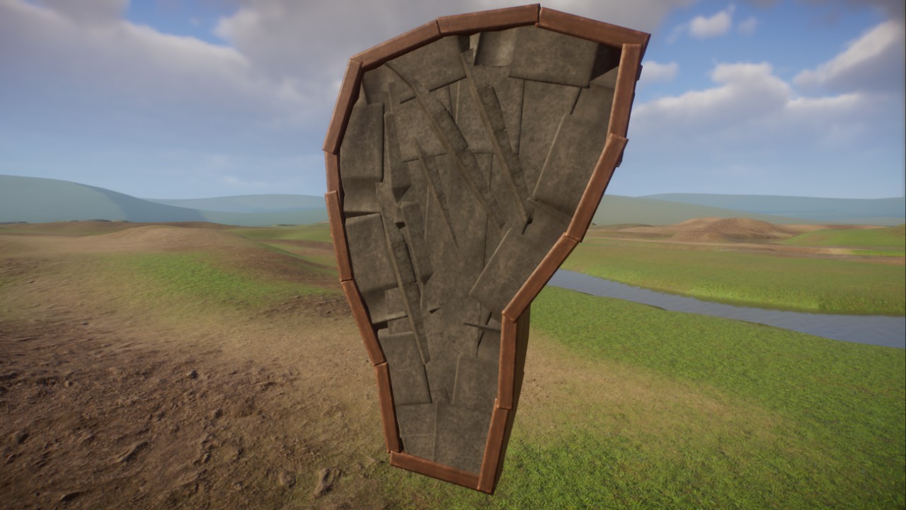 Piece of elephant skin