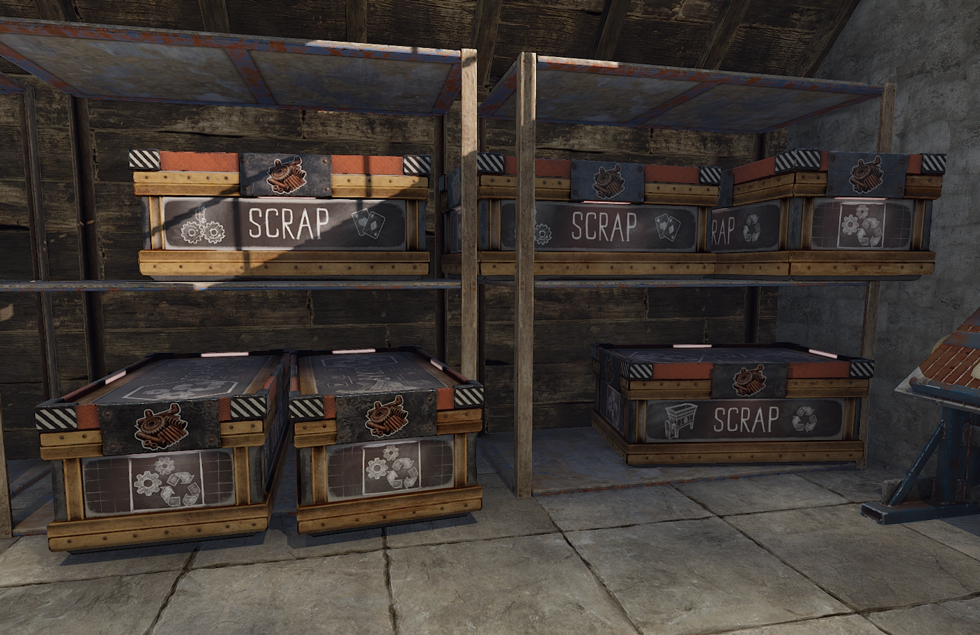 Scientific Scrap Storage