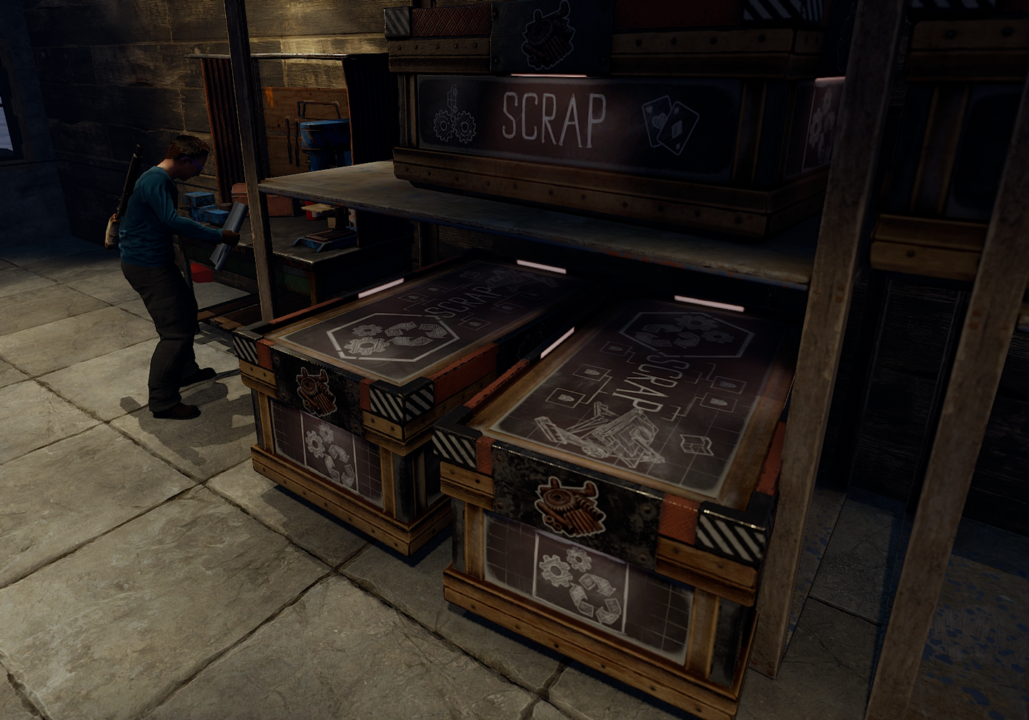 Scientific Scrap Storage
