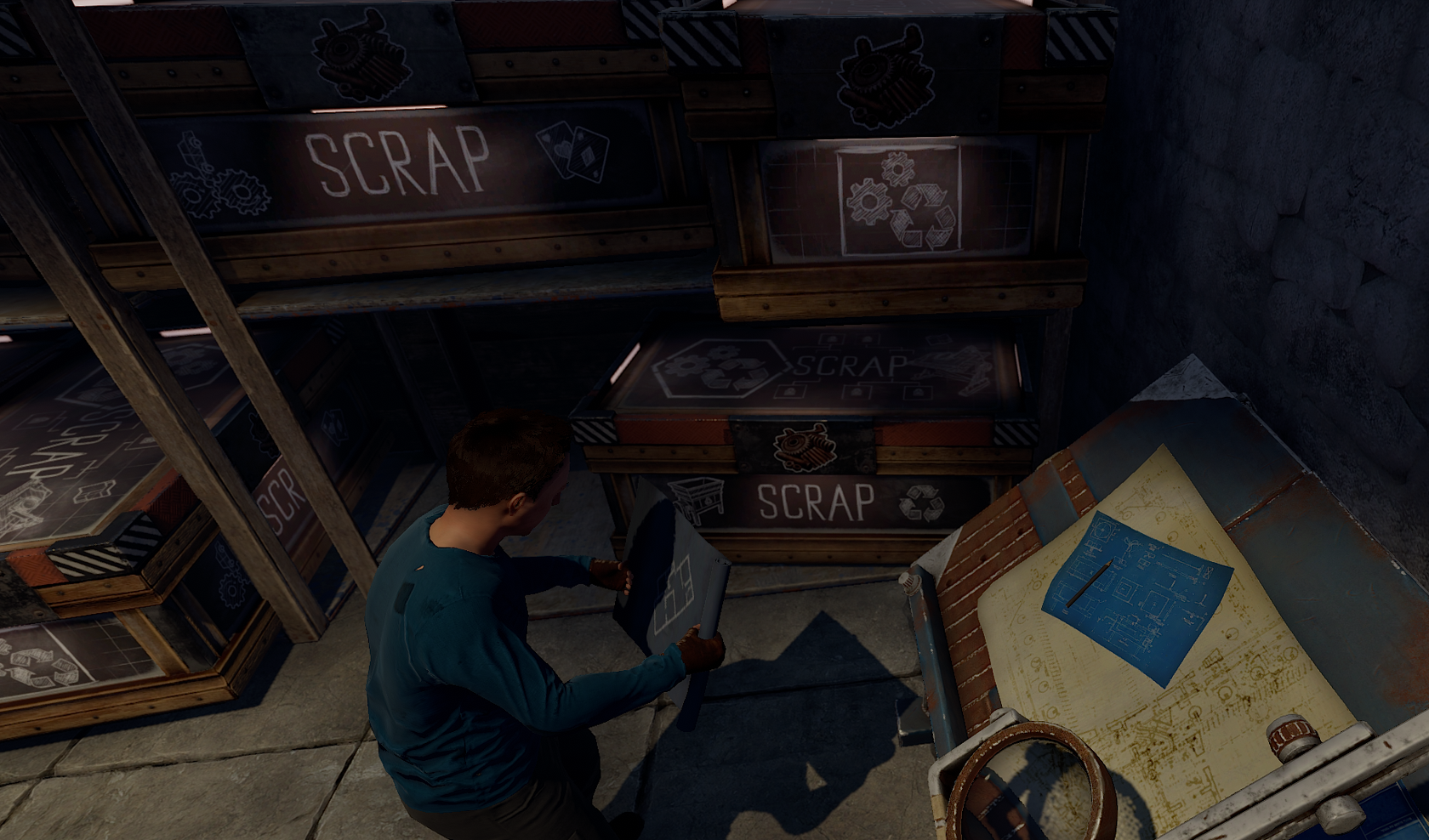 Scientific Scrap Storage