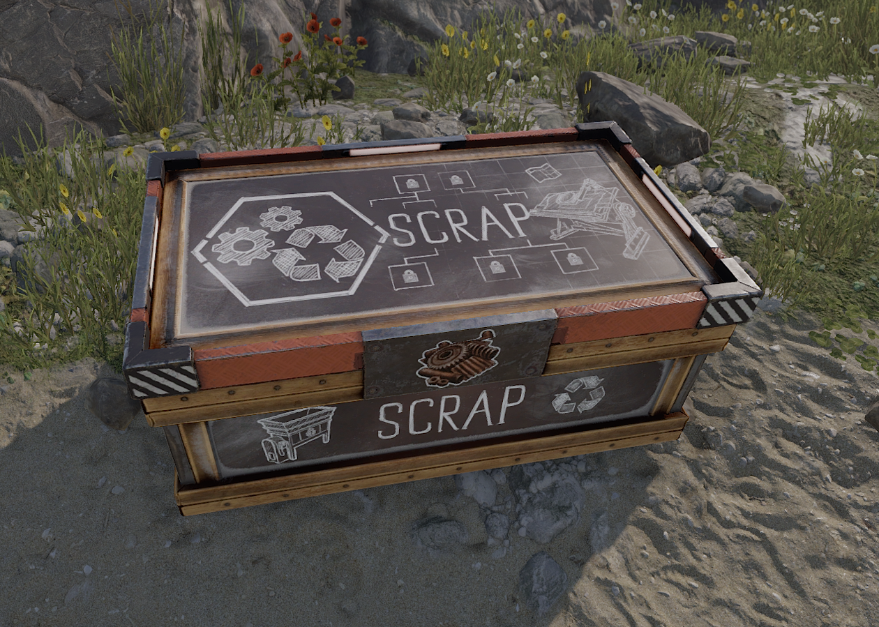 Scientific Scrap Storage