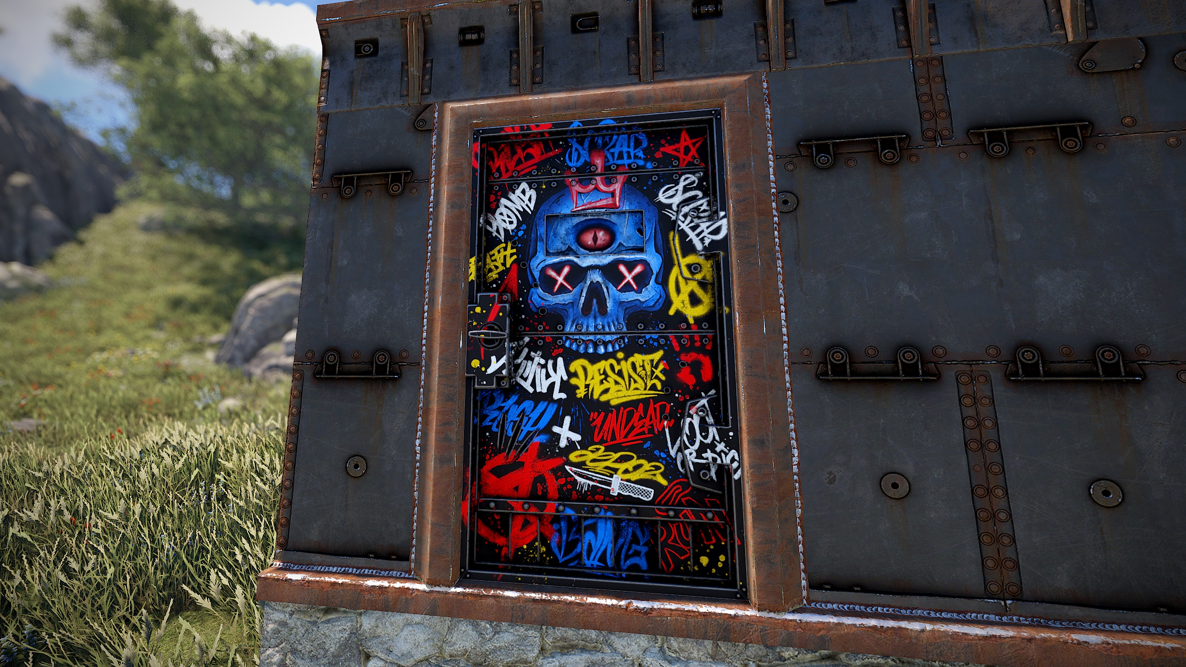Bombing Armored Door