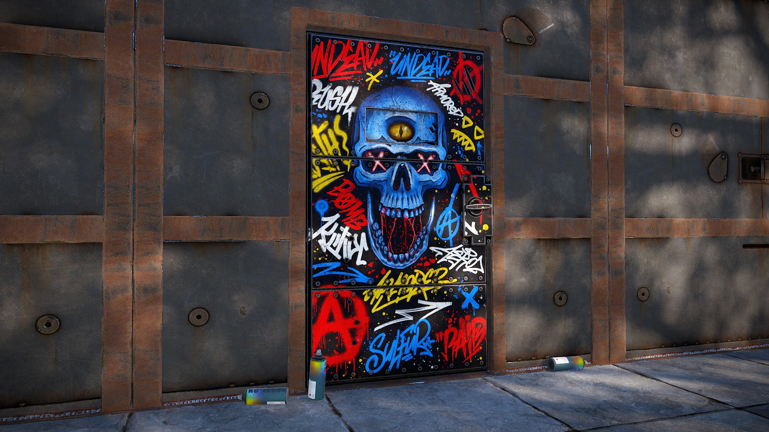 Bombing Armored Door
