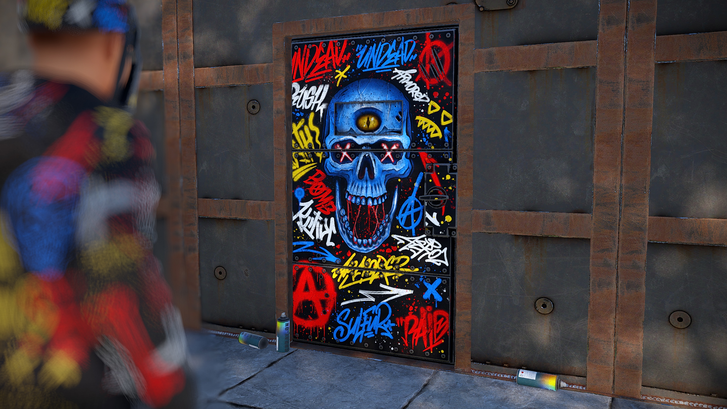 Bombing Armored Door
