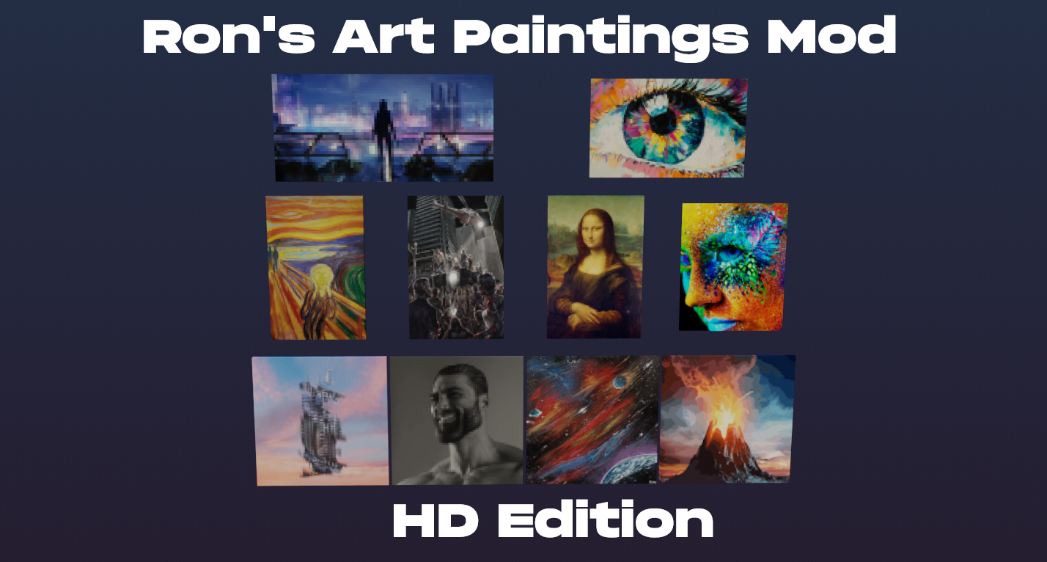 [v1.0] Ron's Paintings [NonPixelated Version] – Unturned Mod