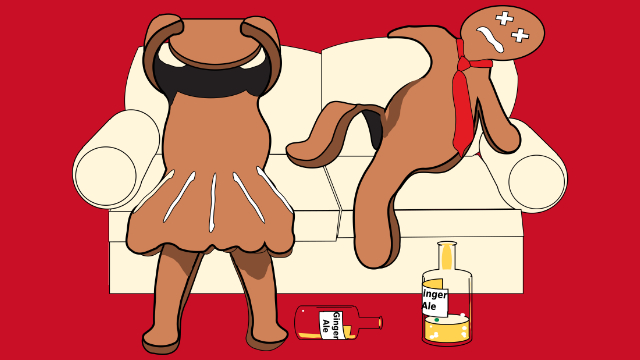 Gingerbread party trailer