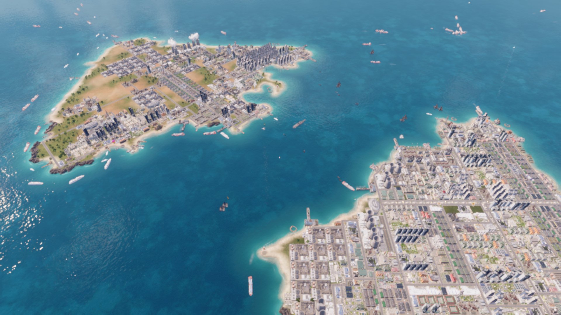 double triangle island