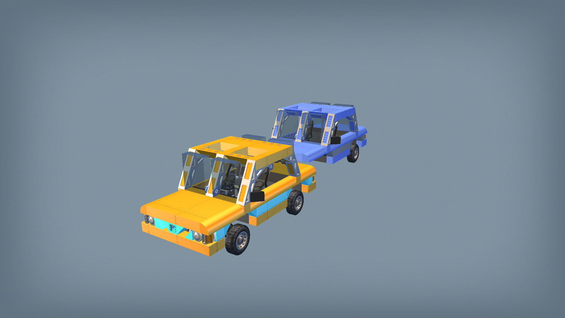 Strange Sedan and strange trailer