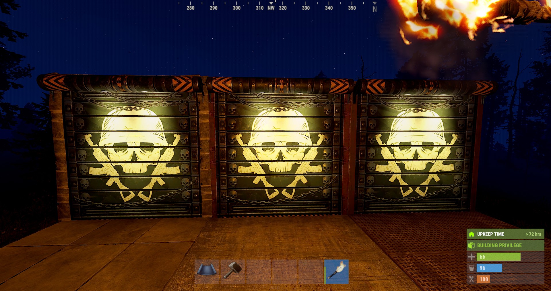 Danger Zone Garage Door