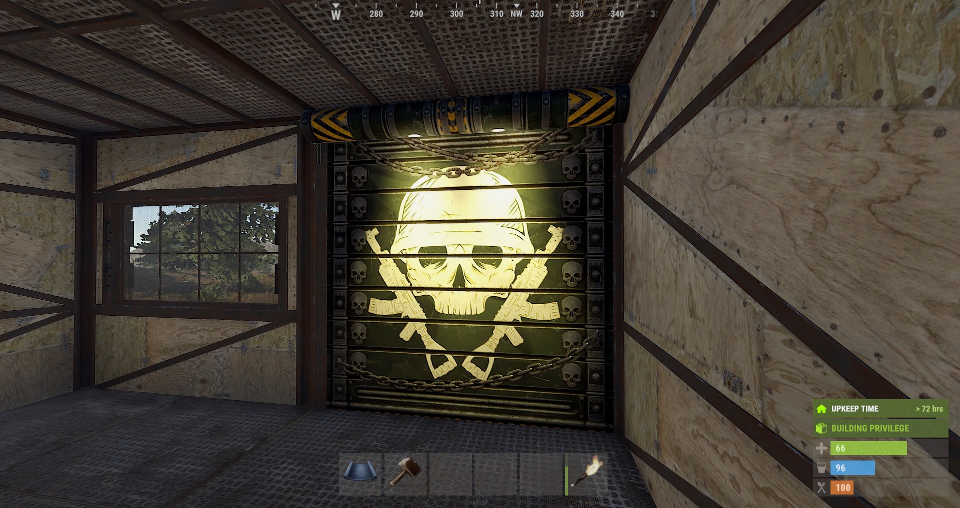 Danger Zone Garage Door