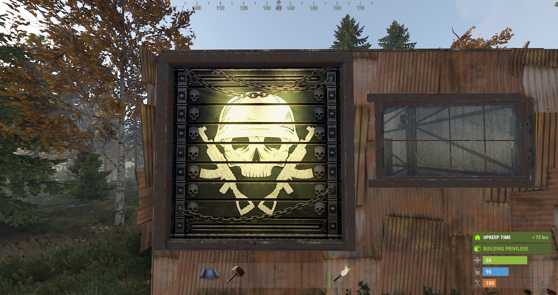 Danger Zone Garage Door