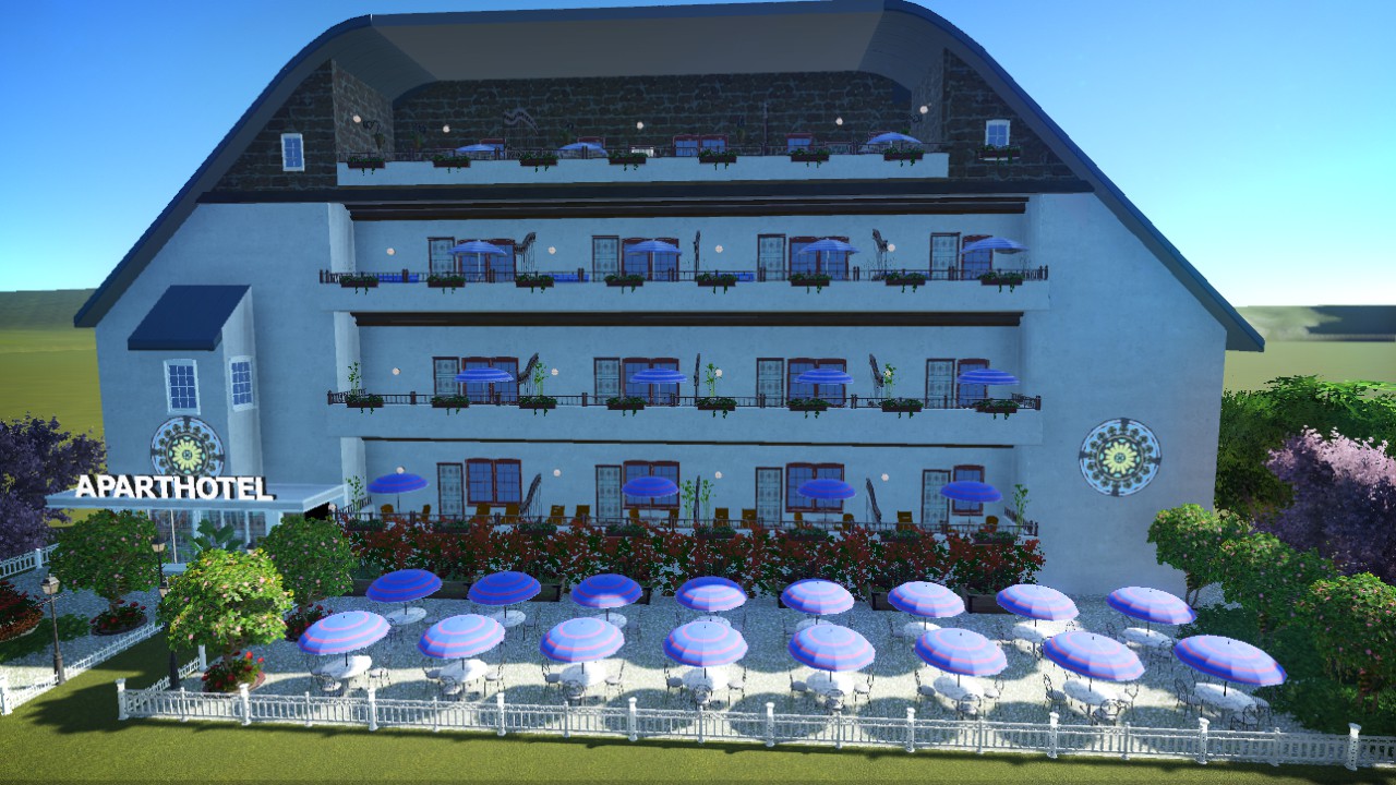 Gebäude, Ak 33, Hotel