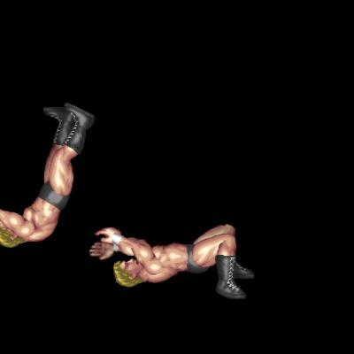 Rebound German Suplex (C2C setup)