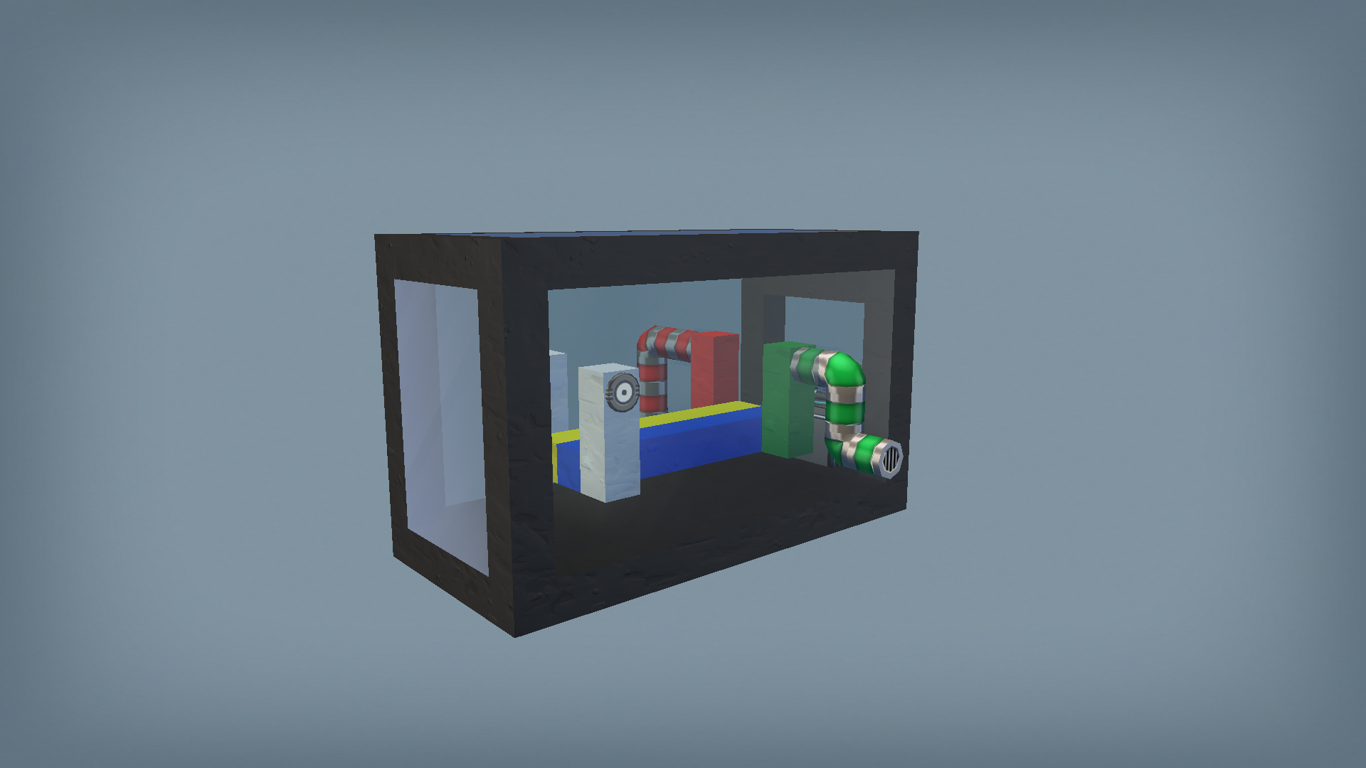 Rotation to Coaxial Oscillation in Scrap Mechanic