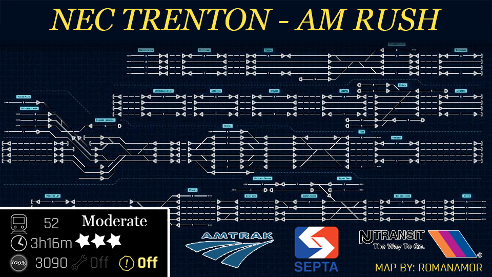 NEC Trenton - AM Rush
