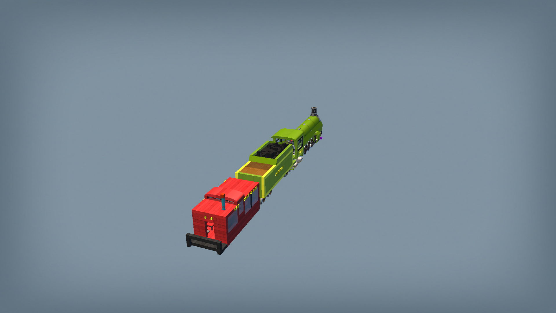 Southern Railway PS-4 1401 With Caboose