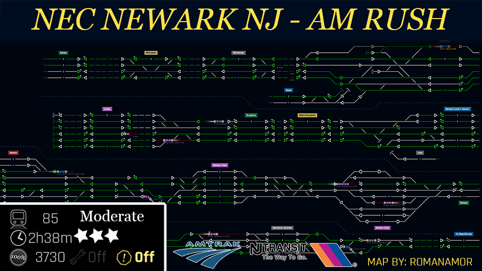 NEC Newark NJ - AM Rush