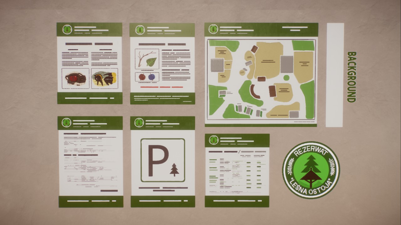 Leśna Ostoja Wall Sign Pack