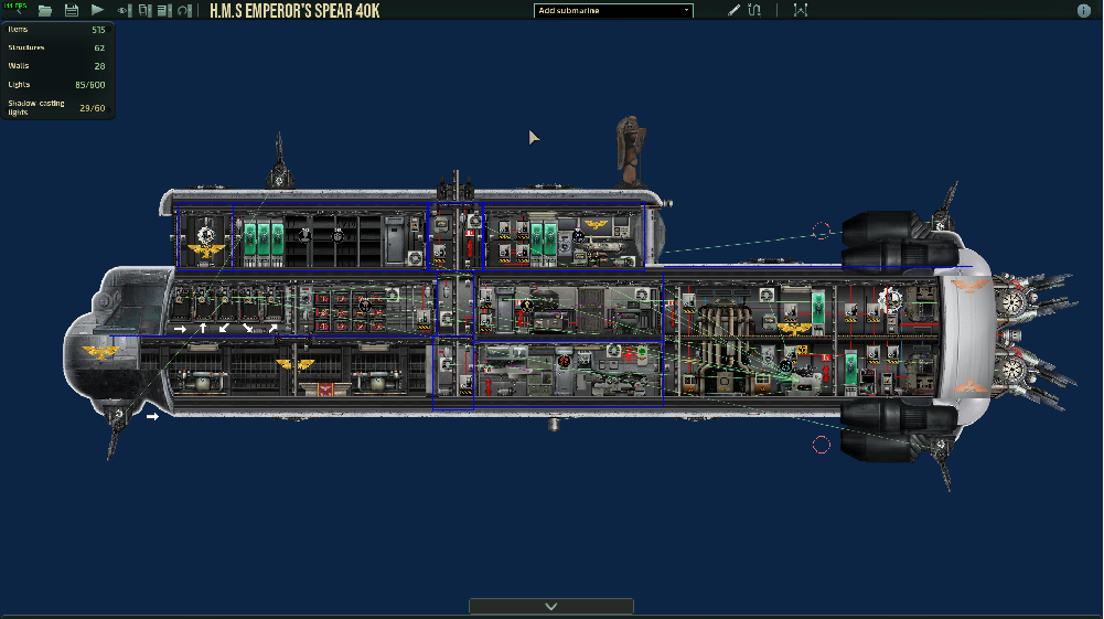 The Emperor's Spear 40k – Barotrauma Mod