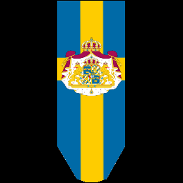 Swedish Coat of Arms Flag