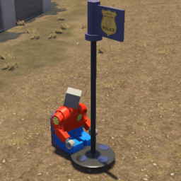 Portable BVPD Flag