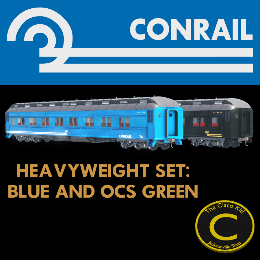 Heavyweight Passenger Set: Conrail OCS