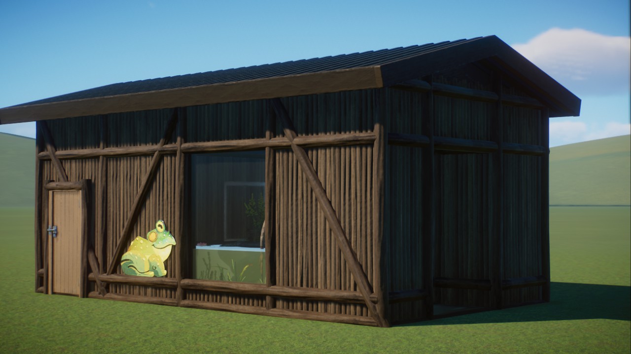 Rustic Bullfrog Exhibit