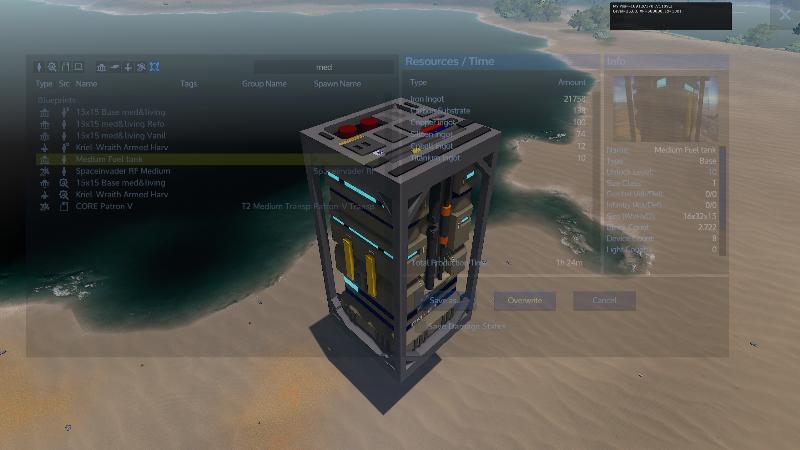 Medium Fuel tank