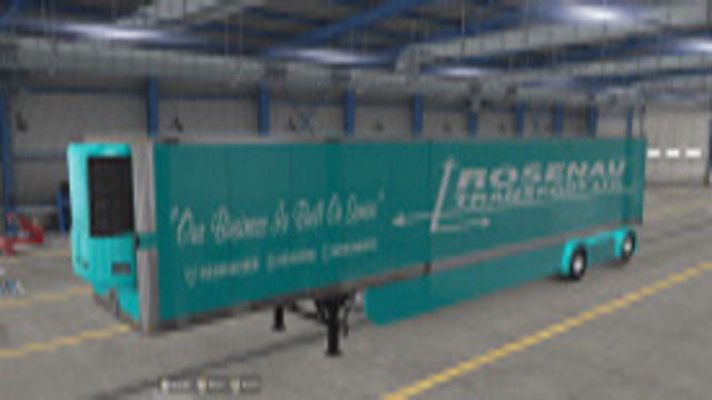 Rosenau Transport 53ft Trailer Paint