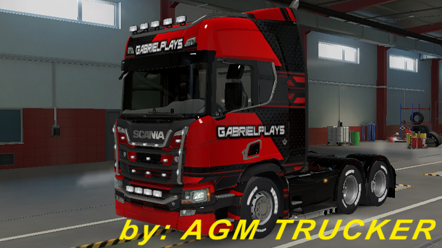 SKIN TRUCK SCANIA R - CANAL GABRIELPLAYS