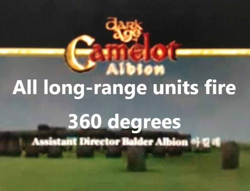 All range units fire 360 degrees 360도 사격
