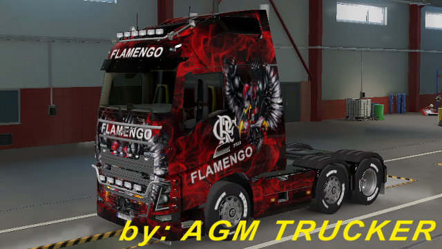 SKIN TRUCK VOLVO FH - CANAL FLAMENGO2022