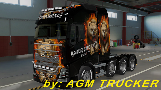 SKIN TRUCK VOLVO FH - CANAL SAMUELGAME