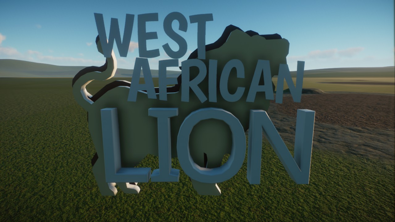West African Lion Sign