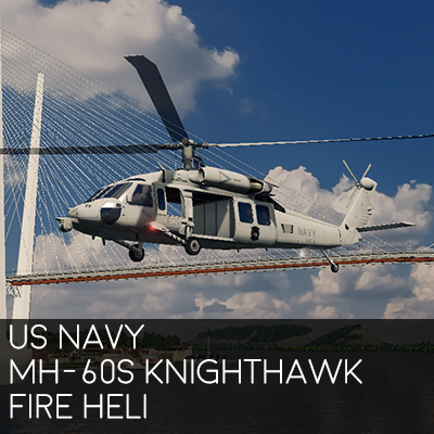 US NAVY MH-60S KnightHawk (Fire Helicopter)