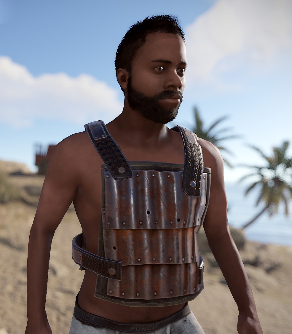 Corrugated Steel Chest Plate