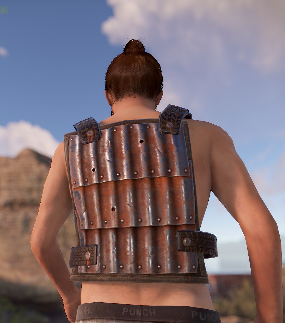 Corrugated Steel Chest Plate